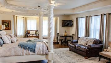 Individually decorated, individually furnished, iron/ironing board