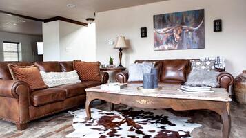 Individually decorated, individually furnished, iron/ironing board