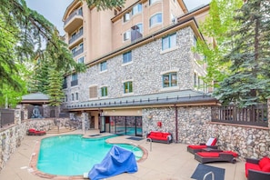 Indoor pool, outdoor pool