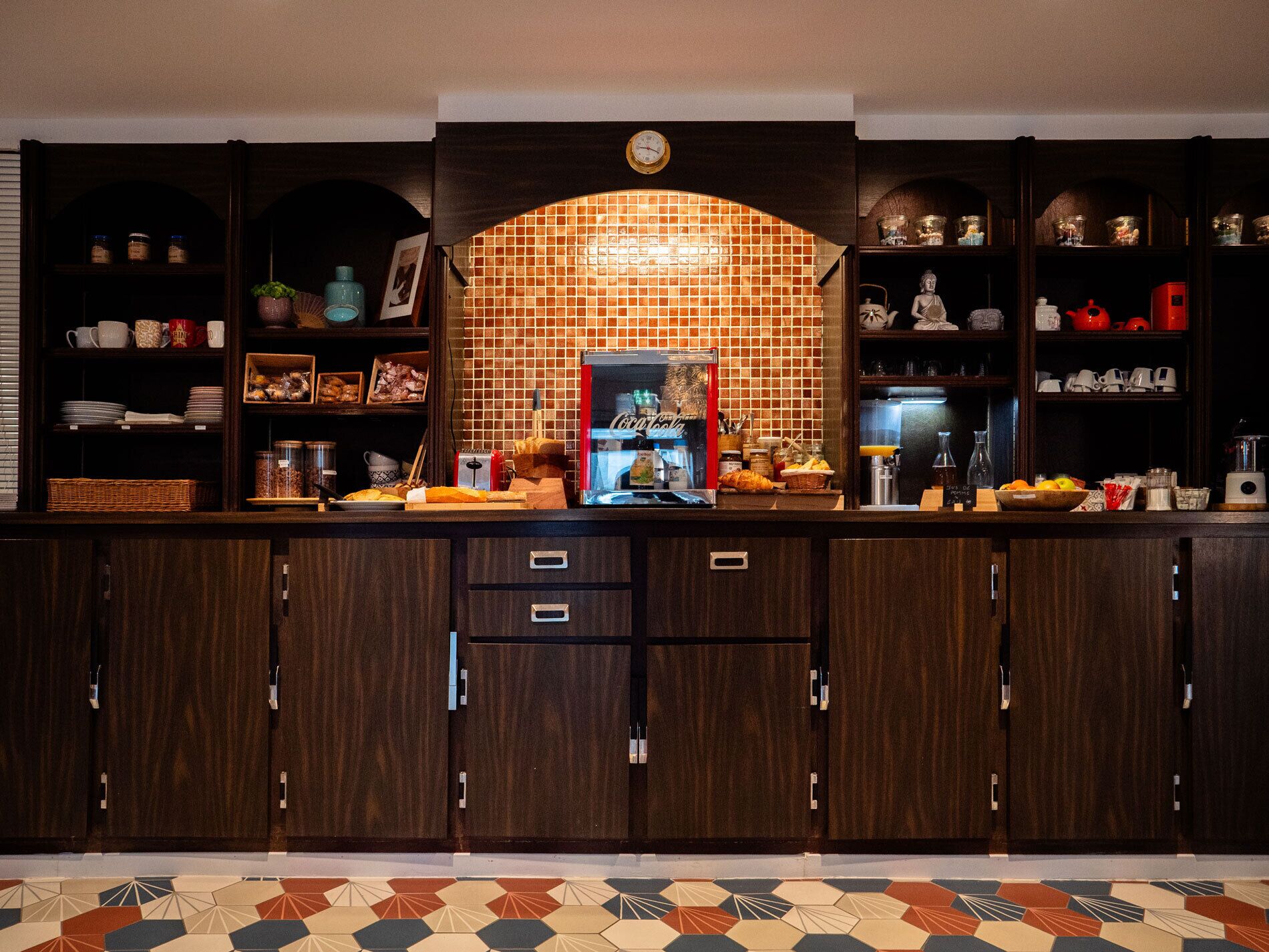 Frokostbuffé hver dag (EUR 9 per person)