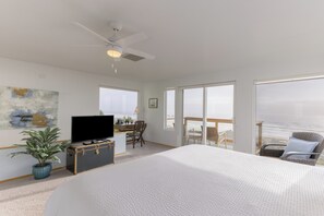 3 bedrooms, desk, iron/ironing board, travel cot