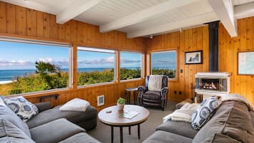 TV connectée, cheminée, Netflix, services de streaming