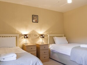 2 bedrooms, bed sheets