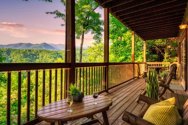 Indulge in amazing views from the deck!