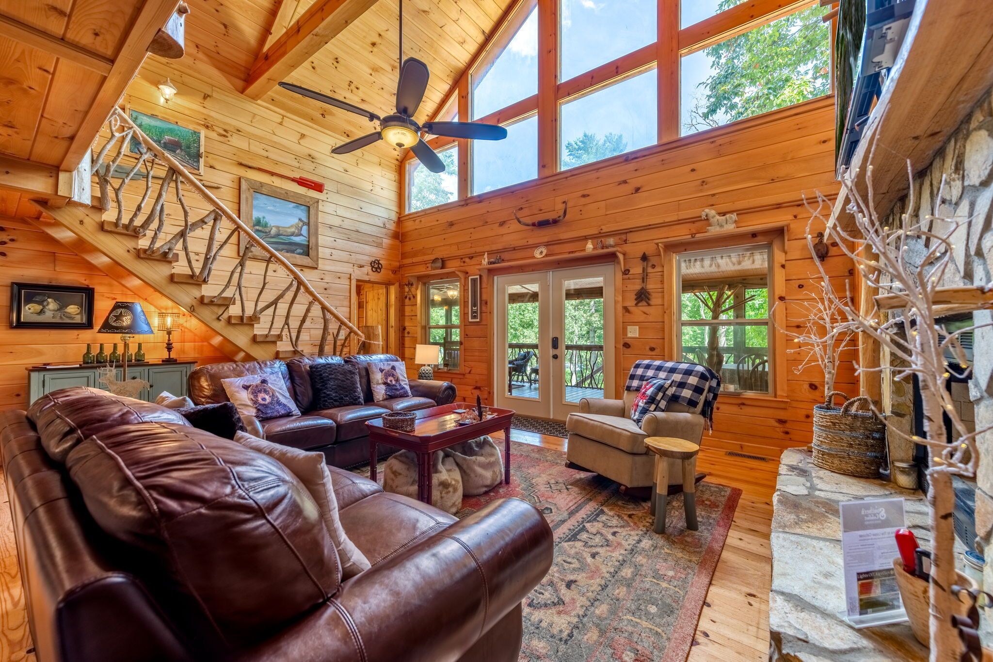 Télévision, cheminée