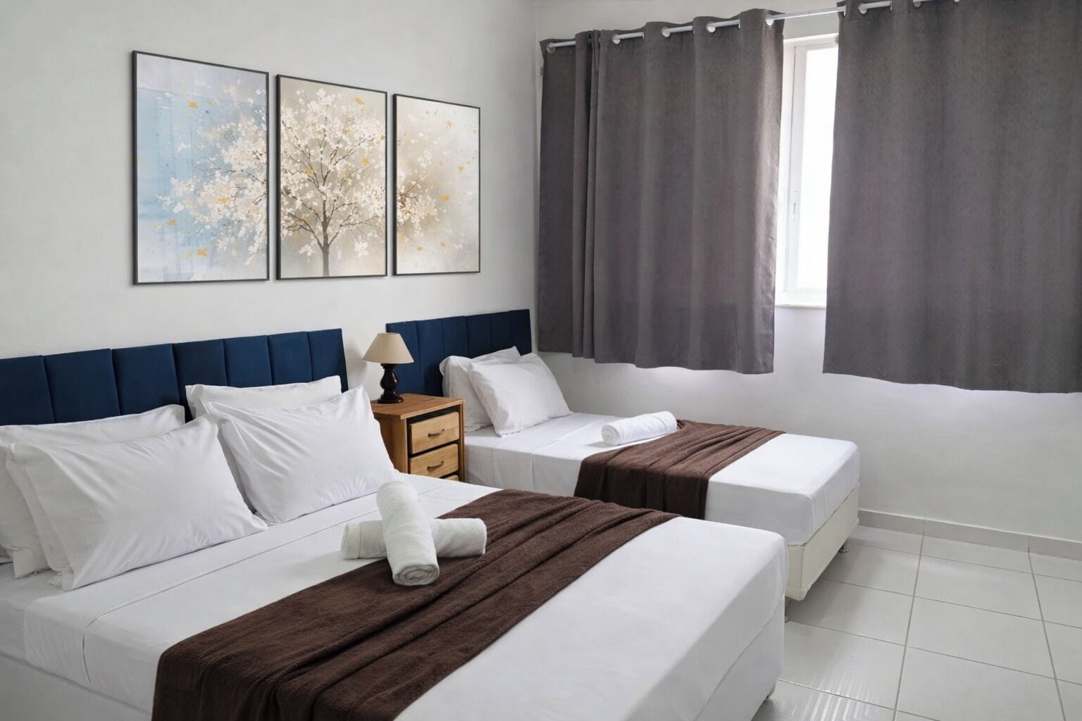 Premium Apartment (1206) | 1 bedroom, in-room safe, desk, laptop workspace