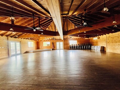 Gorgeous Retreat and Event Hall with Private 8 Acre Stocked Fishing Lake