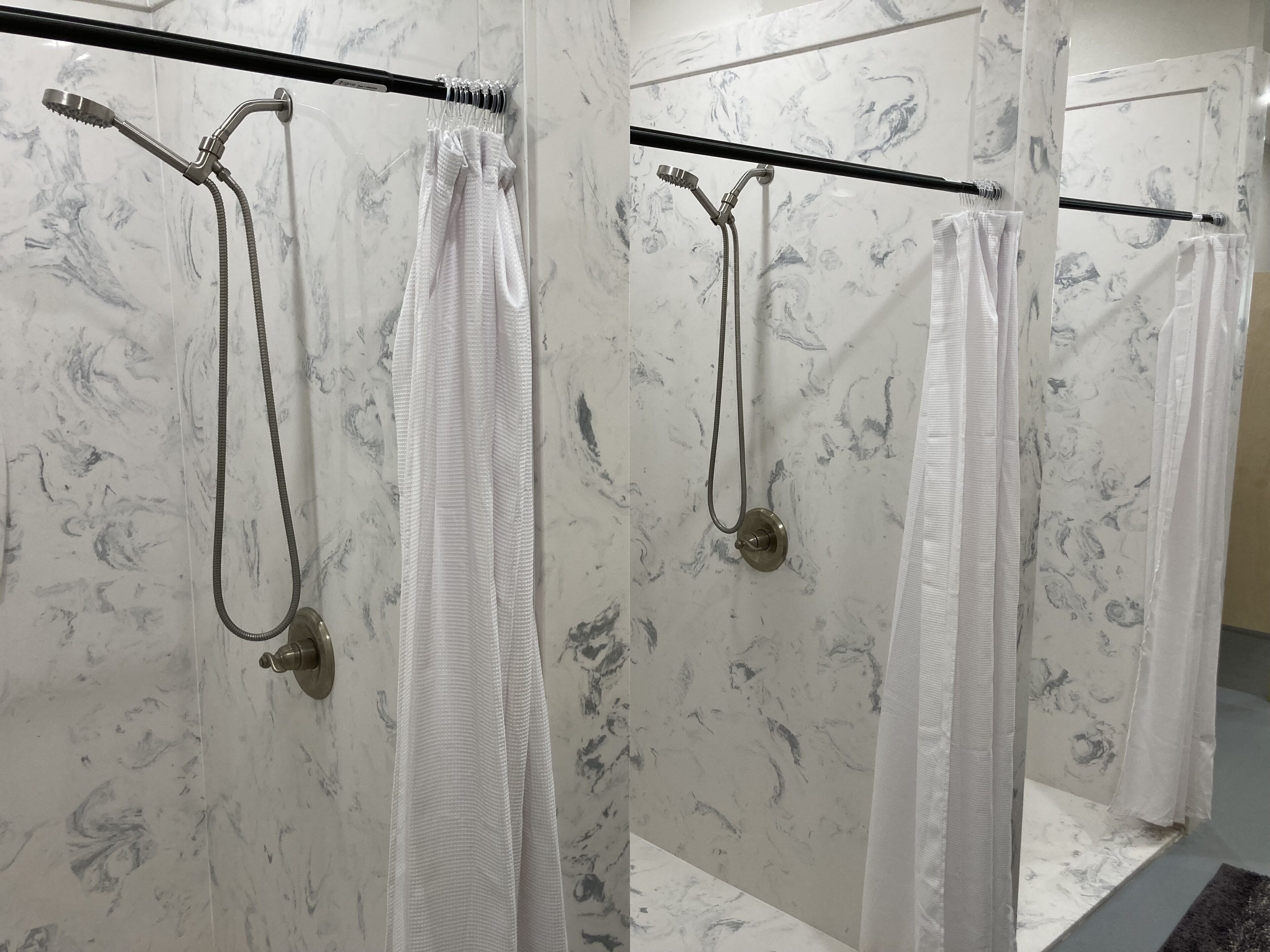 Douche, savon, papier toilette