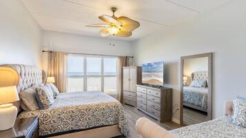 2 slaapkamers, een strijkplank/strijkijzer, wifi, beddengoed