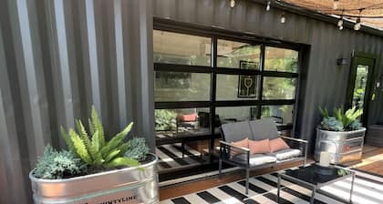 The Hideaway on Tacketts Shipping Container
