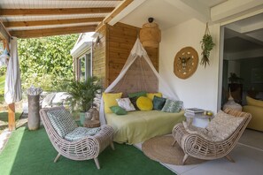 Terrace/patio - VILLA RIVA with Pool, perfect for groups (Le Gosier)