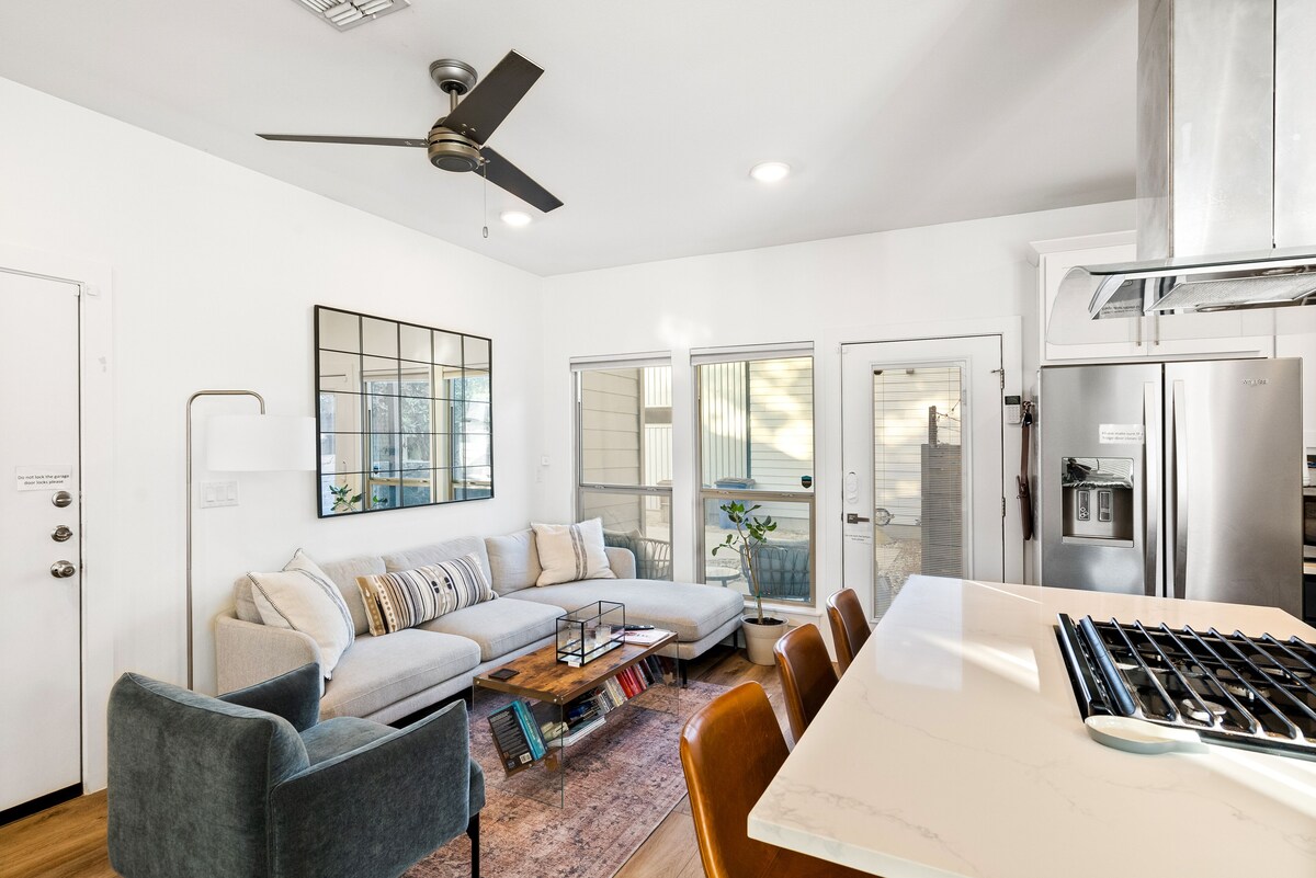 Photo 9 of Modern sanctuary with pool, firepit & BBQ! Perfect for remote work & families!