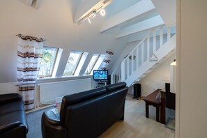 TV, DVD player, stereo