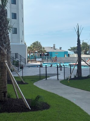 Indoor pool, outdoor pool