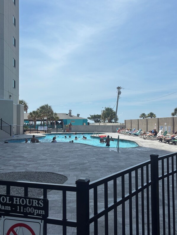 Indoor pool, outdoor pool