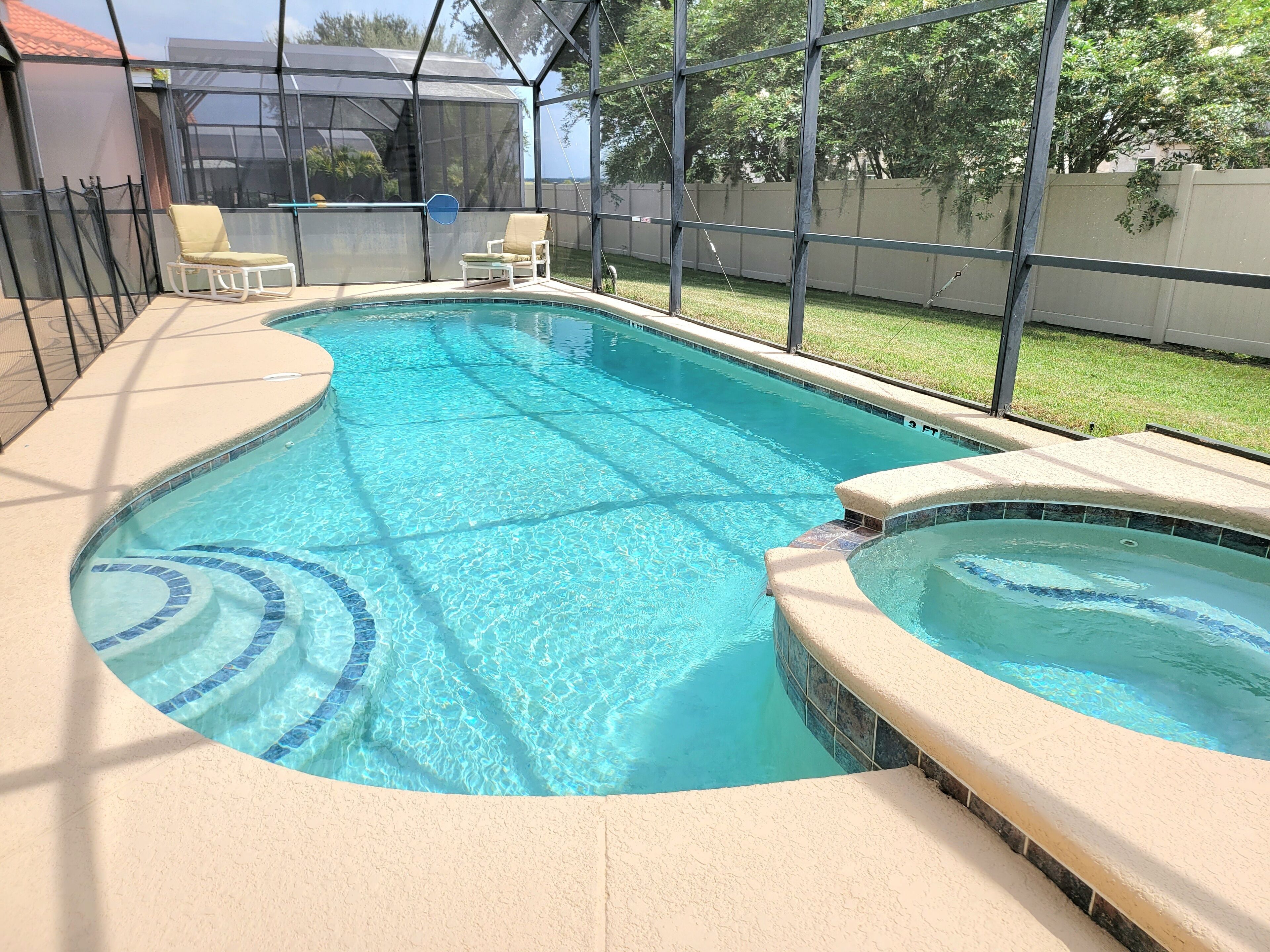 Private pool and spa, gameroom, wifi, solana resort close to Disney World