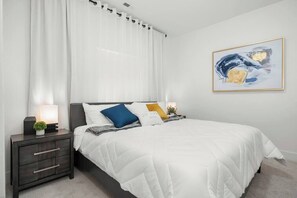 3 bedrooms, iron/ironing board, WiFi, bed sheets