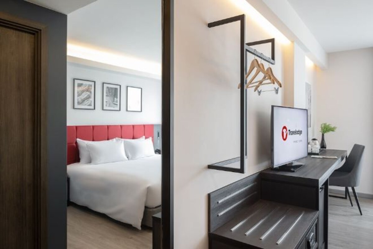 In-room safe, desk, laptop workspace, blackout drapes