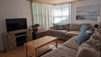 Smart TV, caminetto, studio
