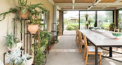 Converted farmhouse, nestled in nature, with pool