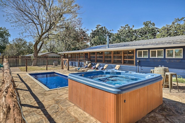 Fredericksburg Vacation Rental | 4BR | 2BA | Single Story | 3 Steps Required