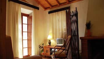 TV, fireplace, DVD player