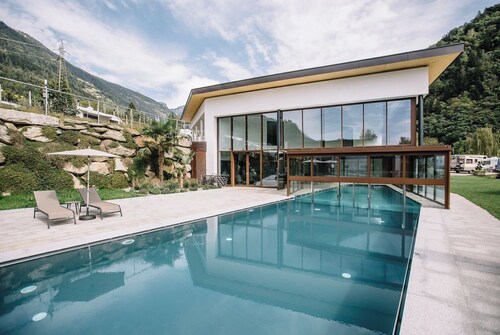 Ferienwohnung 'Camping Passeier Löwenzahn' mit Sauna, Bergblick, Garten & WLAN