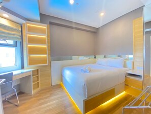 Room | Living area | TV - Comfy And Relax 1Br Apartment At Parahyangan Residence Near Unpar (Bandung)