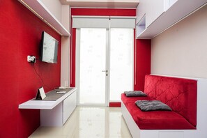 Room | Living area - Wonderful 1Br Apartment At Signature Park Grande (Jakarta)