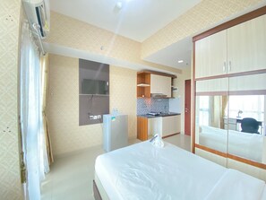 Chambre | 1 chambre, Wi-Fi gratuit, draps fournis