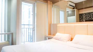 Kamar | 1 kamar tidur, Wi-Fi gratis, dan seprai linen