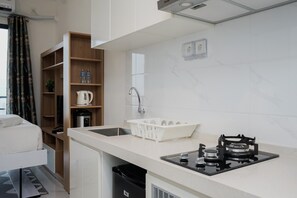客房 | 私人厨房 | 冰箱、炉灶、厨具/餐具
