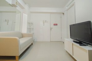 Living room - Cozy Living And Simply 2Br At Bassura City Apartment (Jakarta)