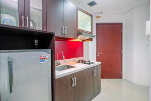 Chambre | Cuisine privée | Réfrigérateur, plaque de cuisson