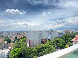 Blick von der Unterkunft