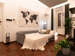 Deluxe Apartment | Living area - The Best Rent - Flat in Rome downtown (Rome)