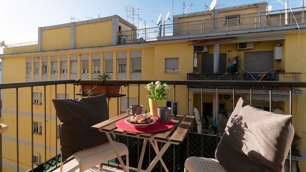 Deluxe Studio | Terrace/patio - The Best Rent-Flat near Numidio Quadrato (Rome)