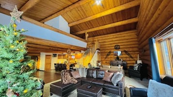 TV connectée, cheminée