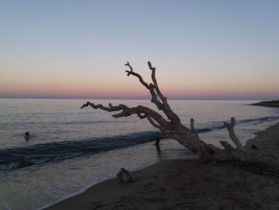 Villa with private staircase feet in the water Solenzara area
