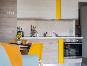 Deluxe Apartment | Living area | 24-inch flat-screen TV with digital channels, TV - The Best Rent-Apartment near Cenisio (Milan)