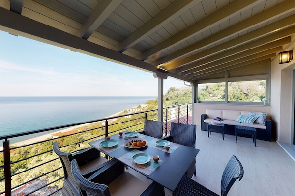 Leilighet – senior, balkong, executive-nivå | Terrasse/patio