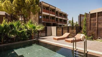 Suite with Private Pool | Pool | Outdoor pool, open 8:00 AM to 9:00 PM, pool umbrellas, sun loungers