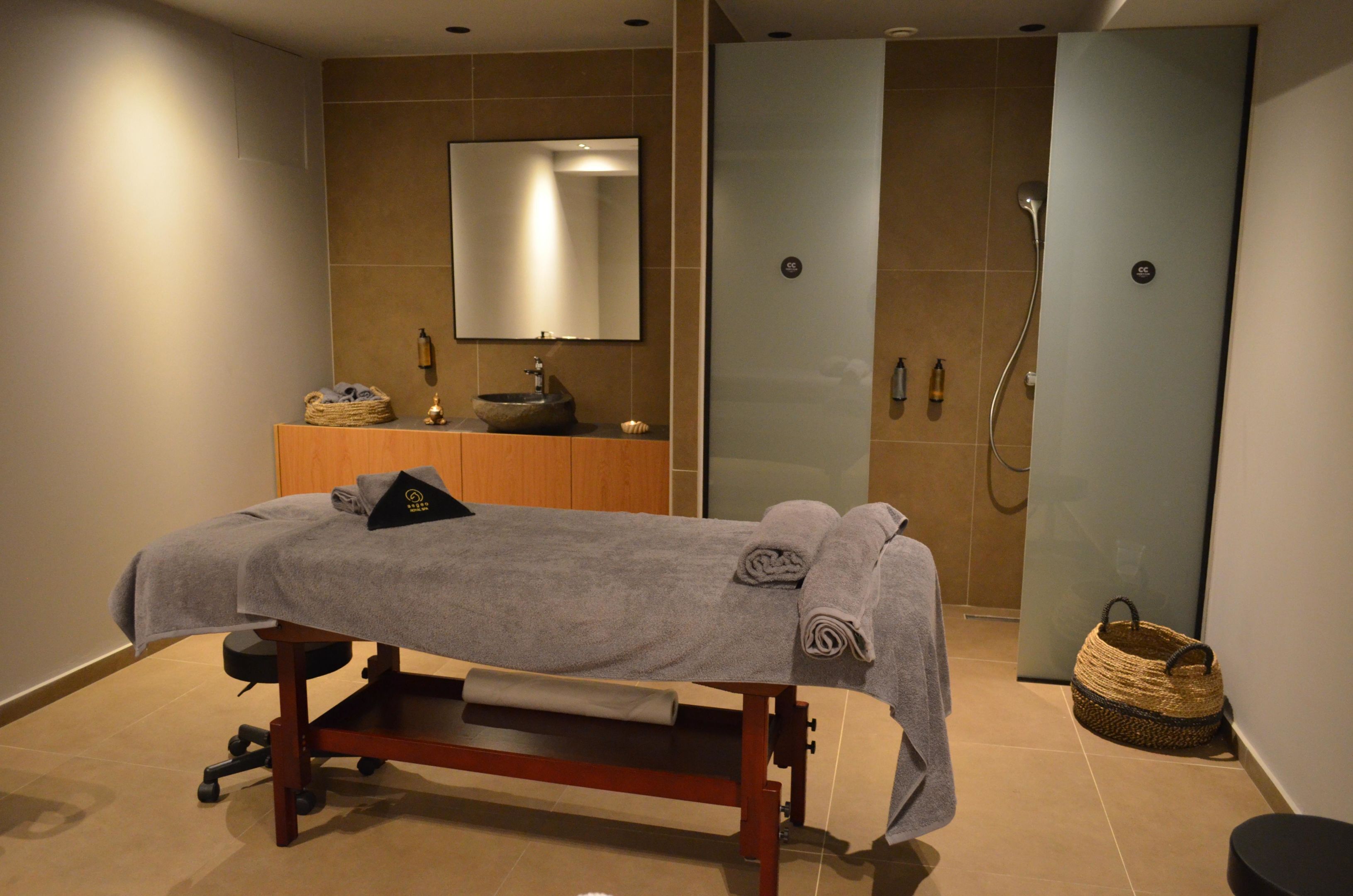 Sauna, body treatments, deep-tissue massages, body scrubs, facials