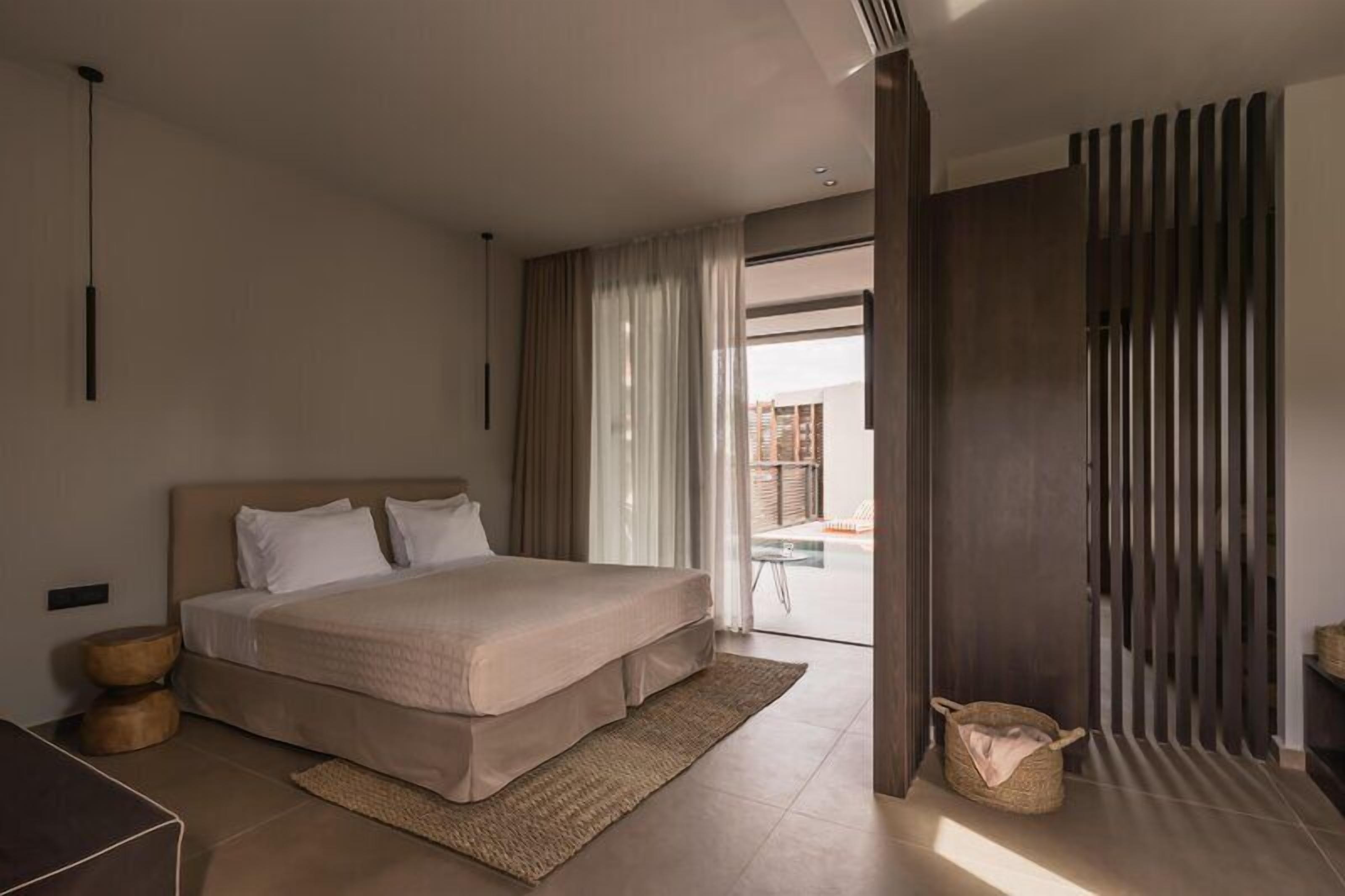 Suite with Private Pool | 低過敏寢具、客房內保險箱、書桌、筆電工作空間