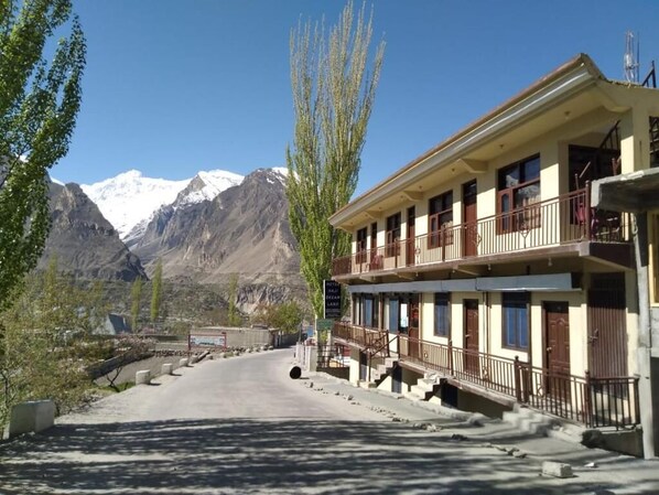 Façade de l’hébergement