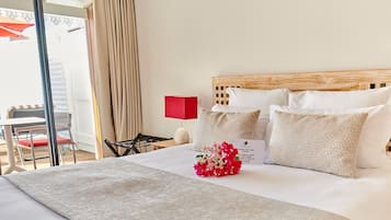 Free minibar items, in-room safe, blackout drapes, iron/ironing board