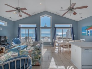 Smart TV, DVD player, books