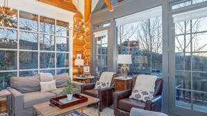 Ferienhütte, 3 Schlafzimmer | Wohnzimmer