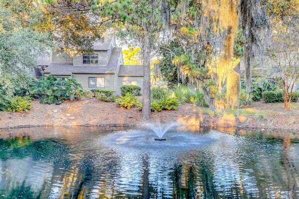 Exterior - Snowbird-Friendly Condo with Golf View, Patio, Shared Pool/Tennis, A/C, WiFi (Hilton Head)