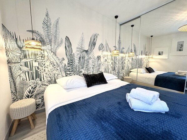 1 bedroom, iron/ironing board, free WiFi, bed sheets
